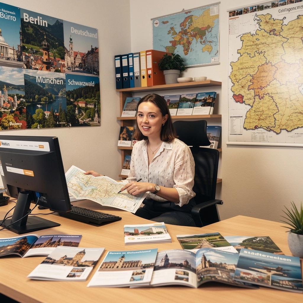 Eine atemberaubende Berglandschaft mit schneebedeckten Gipfeln und klaren Seen.